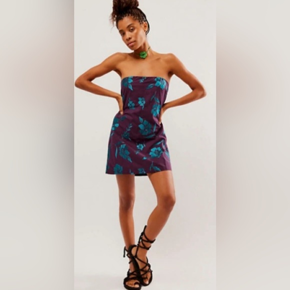 Free People Dresses & Skirts - FREE PEOPLE Sonja Strapless Boho
Mini Dress Size small